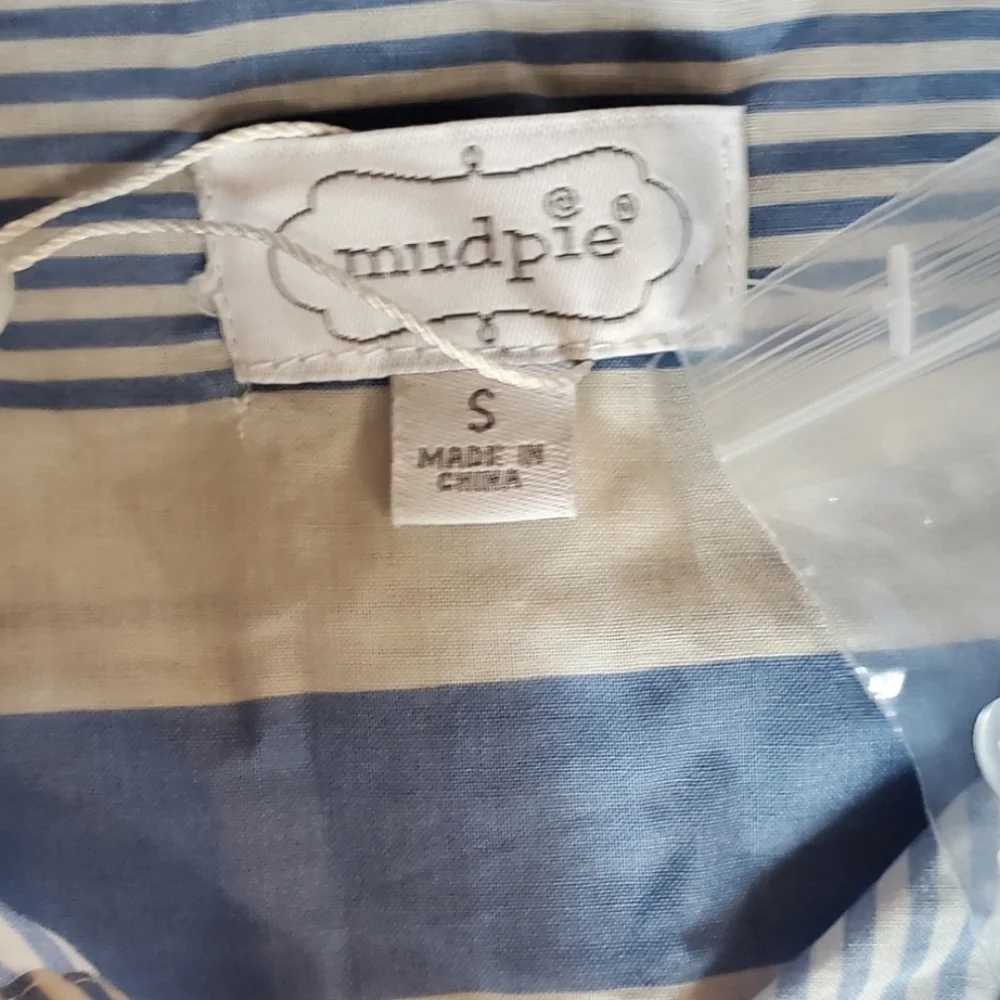 NEW MUDPIE Swim cover up dress S - Picture 4 of 9